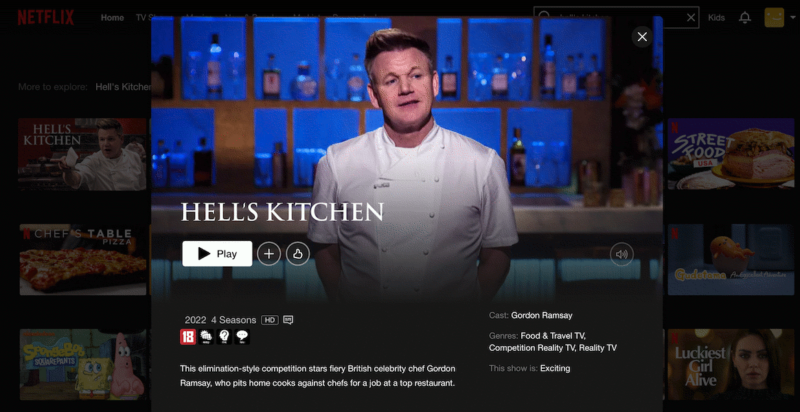 hells kitchen netflix