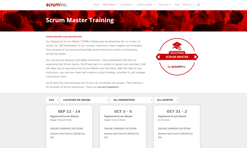 scrummastertraining