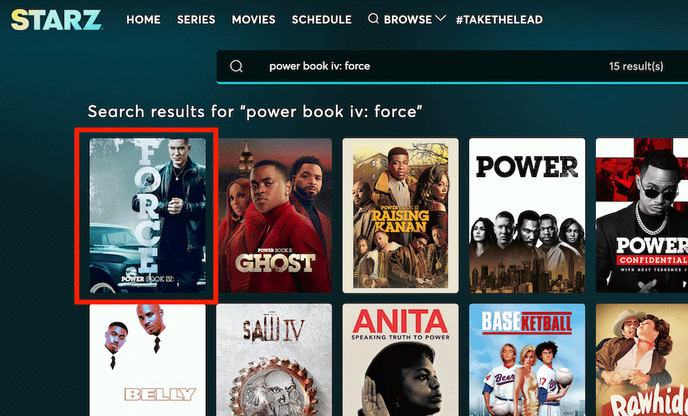 Watch Power Book IV: Force Online - LIONSGATE+