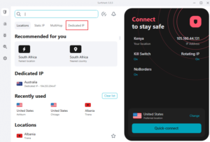 Surfshark-dedicated-IP-feature Surfshark dedicated IP feature