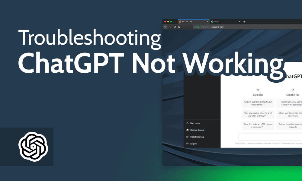 Troubleshooting ChatGPT Not Working