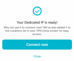 dedicated-IP-ready dedicated IP ready
