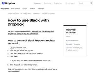 dropbox-slack-install dropbox slack install