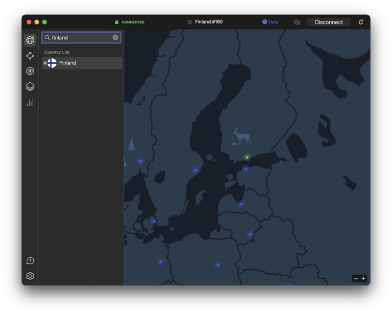 nordvpn finland