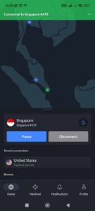 nordvpn-mobile-interface nordvpn mobile interface