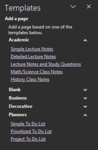 onenote-templates-step2 onenote templates step2