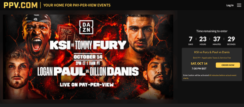 ppv ksi fury fight