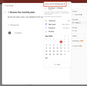 set-start-date set start date