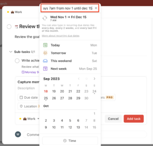 set-start-end-date-subtask set start end date subtask