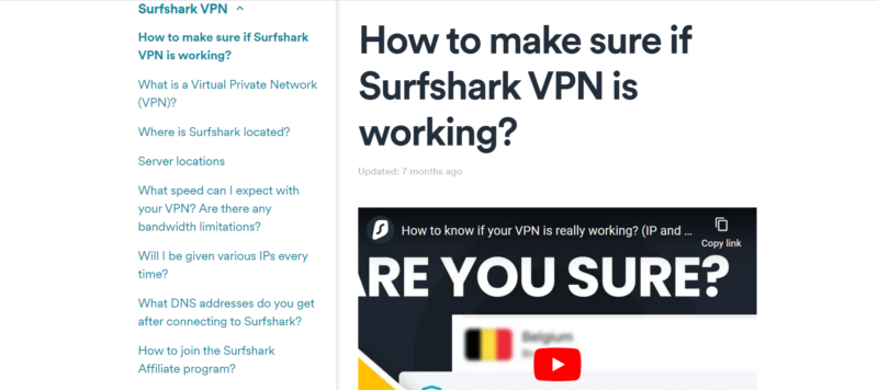 surfshark help center