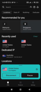 surfshark-mobile-connected surfshark mobile connected