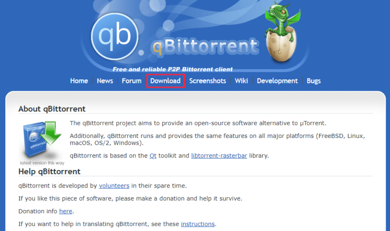 torrent client step 1