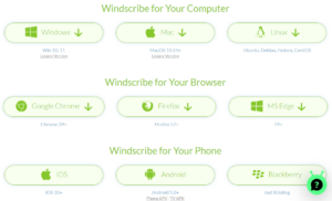 Windscribe-apps Windscribe apps