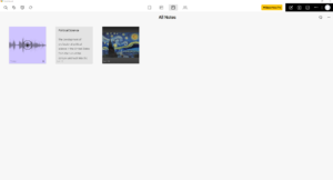 Zoho-Notebook-interface Zoho Notebook interface