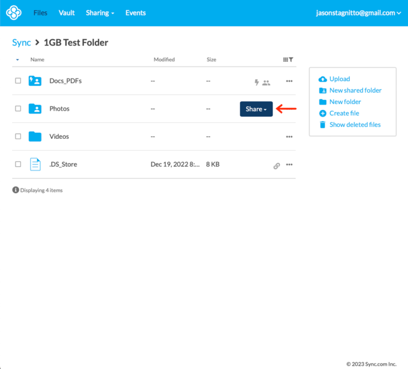 sync file sharing