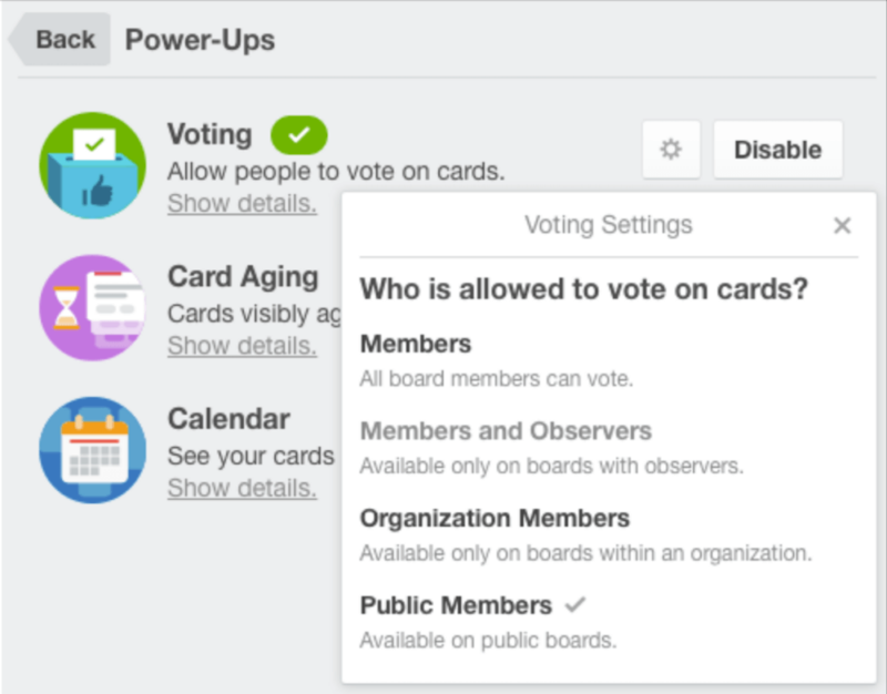 trello voting power up