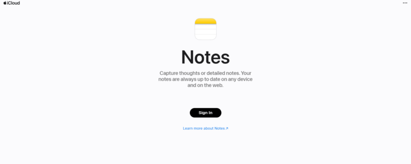 Apple-notes-website Apple notes website