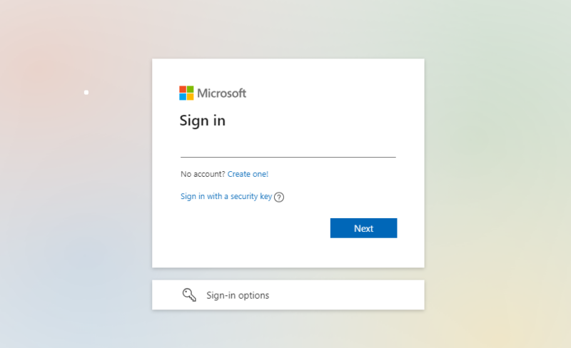 microsoft login