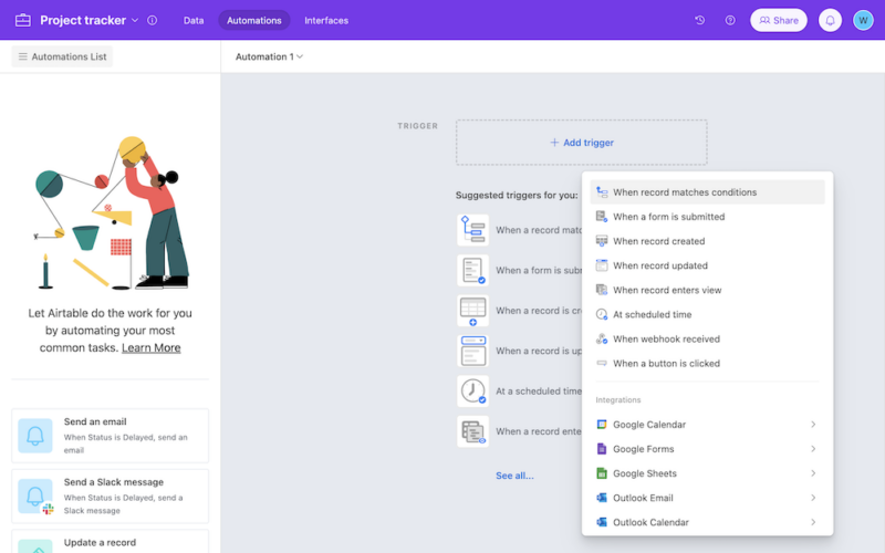 automations airtable