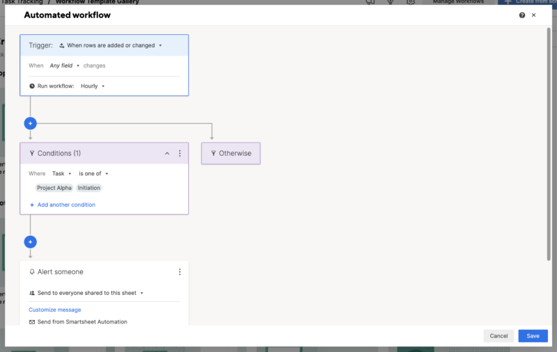 automations smartsheet