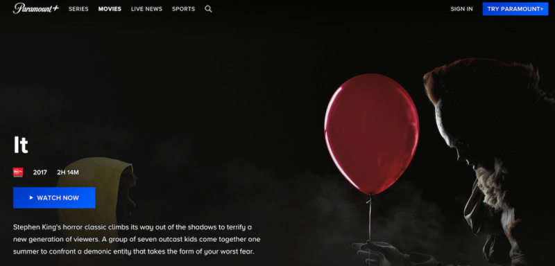 it 2017 paramount plus australia