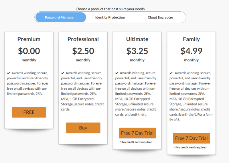 logmeonce pricing