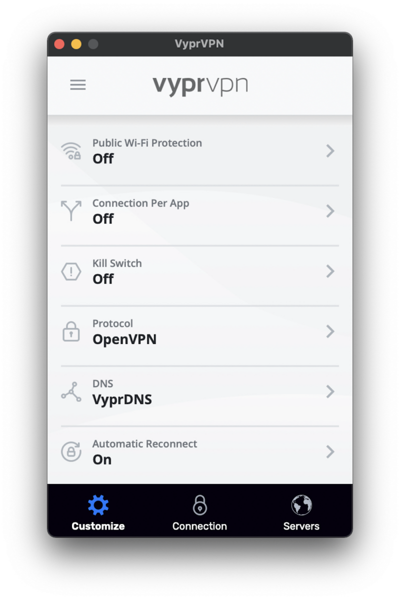 vyprvpn app