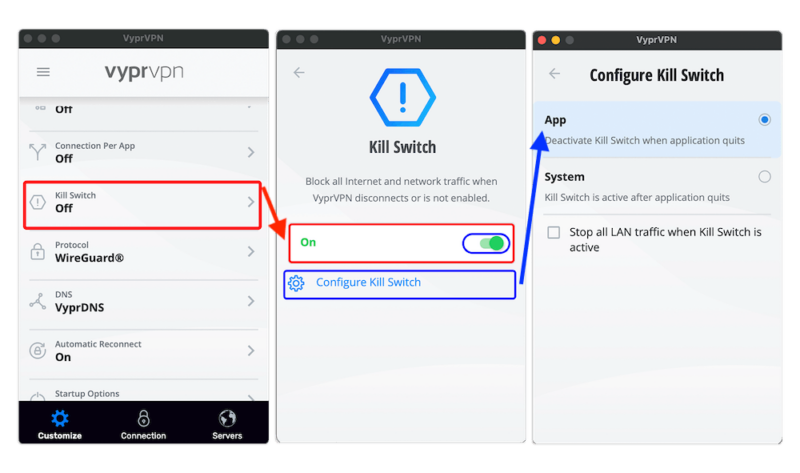 vyprvpn kill switch