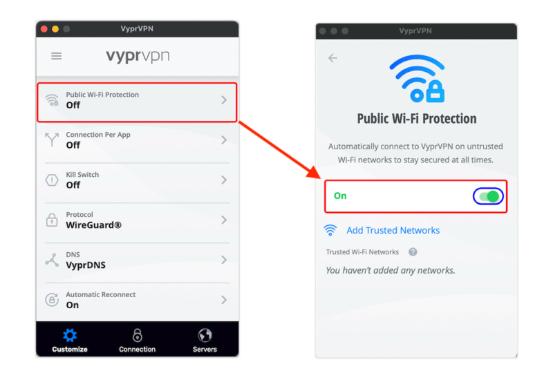 vyprvpn wifi protection