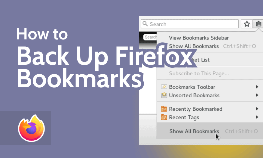How to Backup Firefox Bookmarks in 2024 [Export & Save]