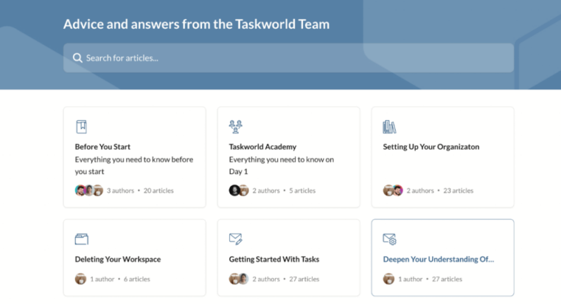 taskworld support