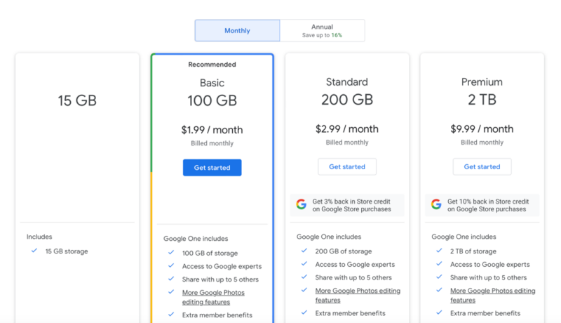 google-drive-pricing google drive pricing