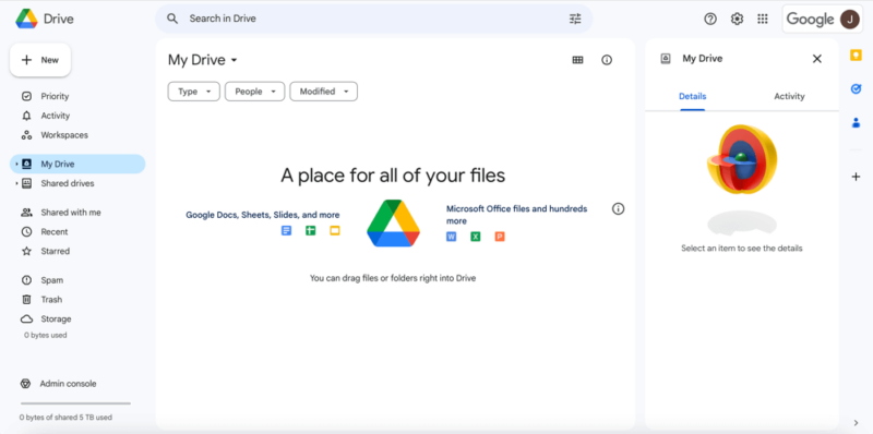 google workspace drive