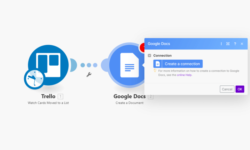 make new module connection