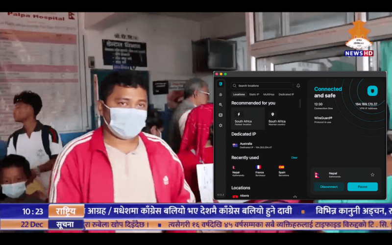 surfshark nepaltv online