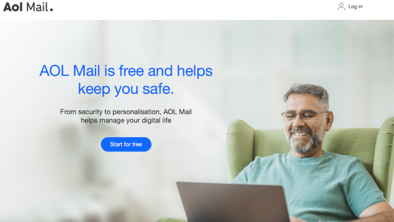 Aol mail homepage