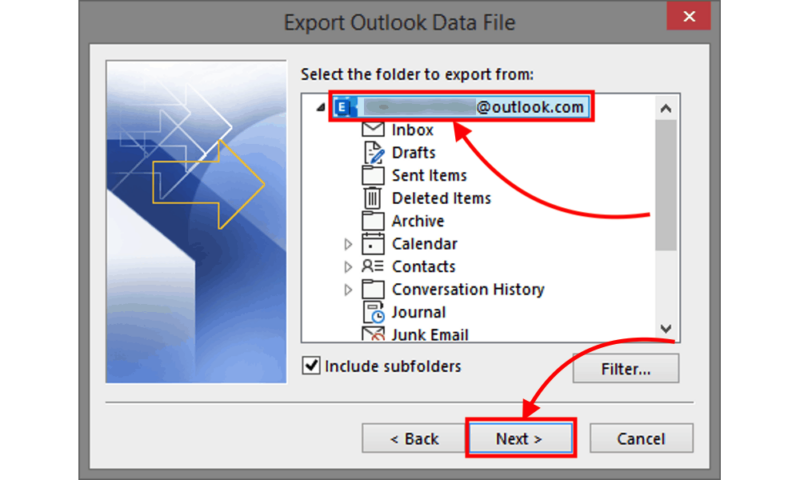 Outlook Client Export Everything