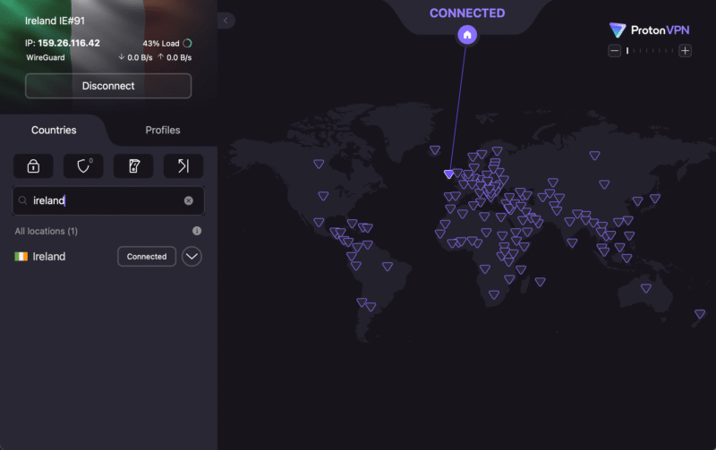 Proton VPN Ireland