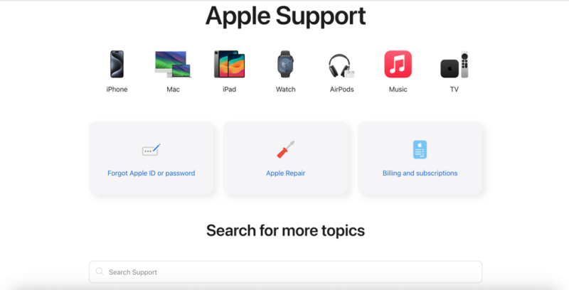 apple support