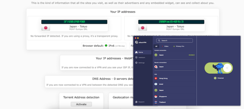atlasvpn dns leak test