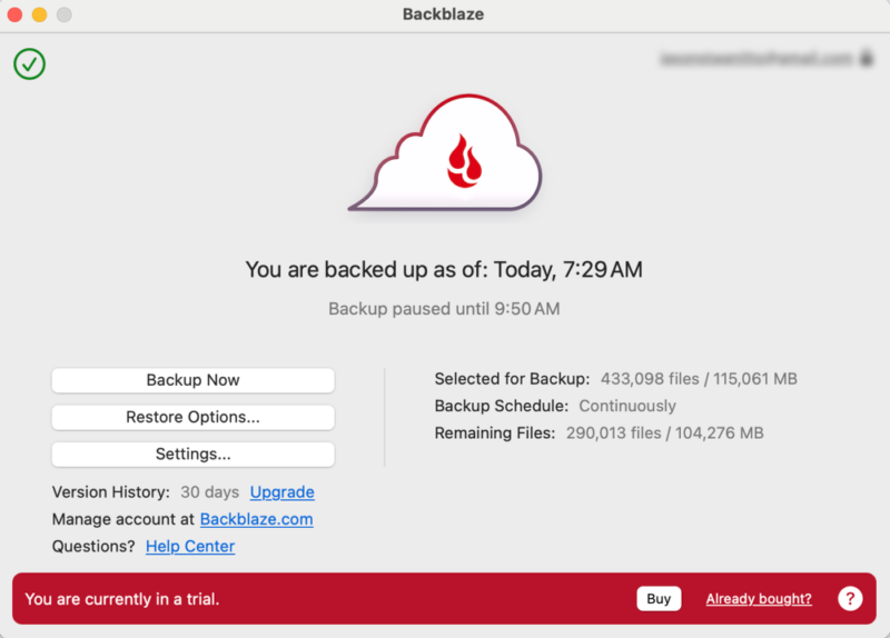 backblaze backup