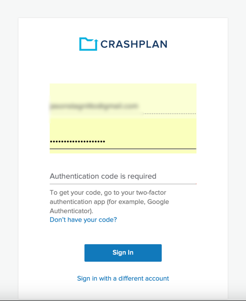 crashplan security