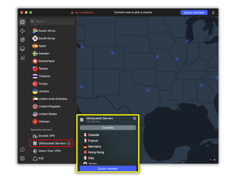 nordvpn obfuscated servers