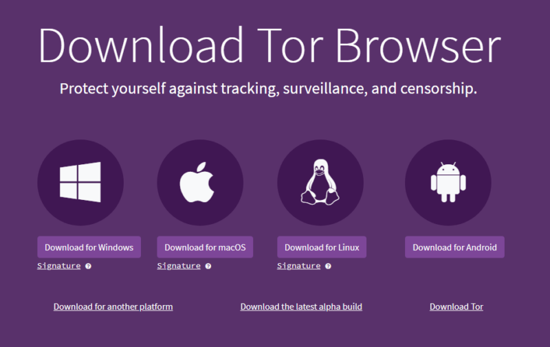 Download Tor browser