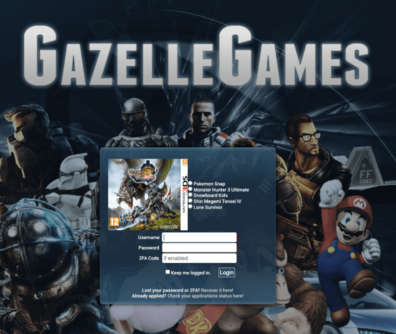 gazelle games