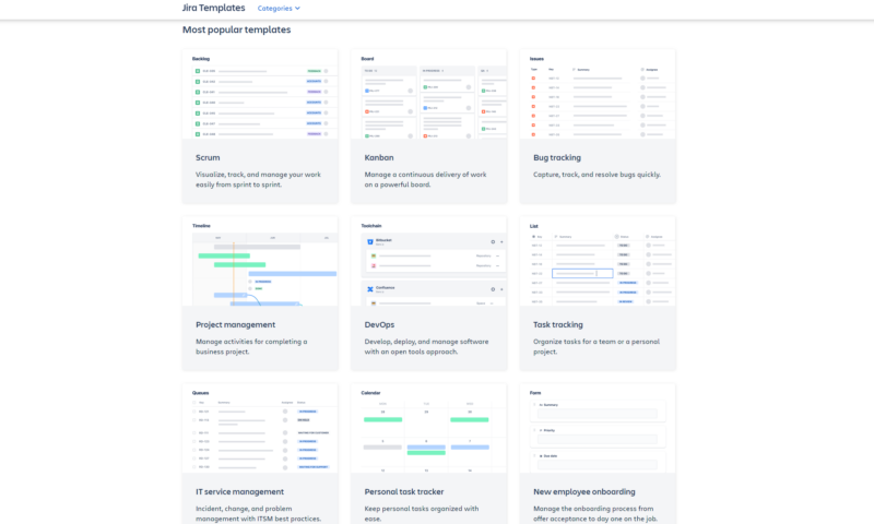 jira templates