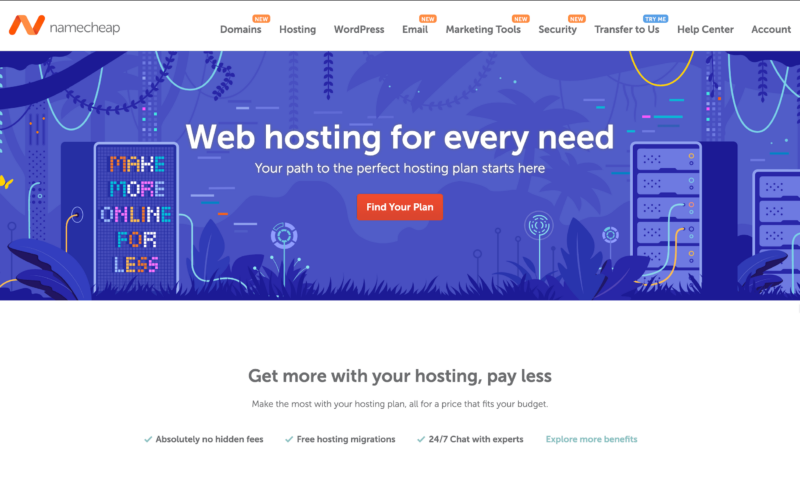 namecheap website