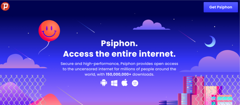 psiphon homepage