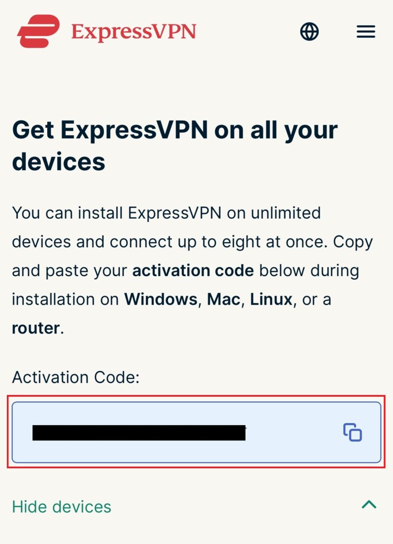router vpn expresset 1 activationcode