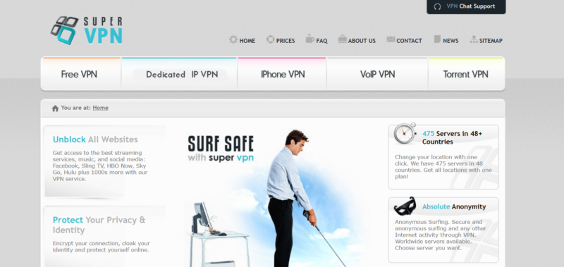 supervpn homepage